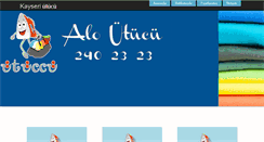 Desktop Screenshot of kayseriutucu.com